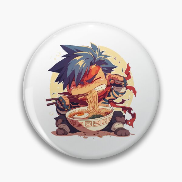 Item preview, Meiko Honma Anohana Kamina Gurren Lagann Kawaii Ramen Chibi Cute Anime Food Scene designed and sold by Raslbazola.