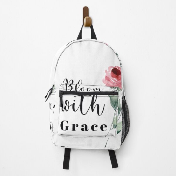 Item preview, Bloom With Grace – Elegant Watercolor Flower Quote Aesthetic. designed and sold by musabadam2013.