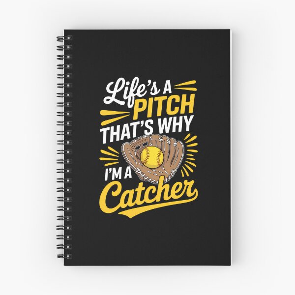Item preview, Softball Catcher Fun designed and sold by cosmicncozyS.