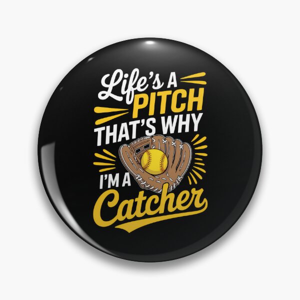 Item preview, Softball Catcher Fun designed and sold by cosmicncozyS.