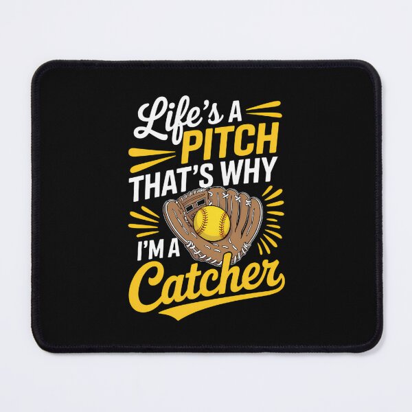 Item preview, Softball Catcher Fun designed and sold by cosmicncozyS.
