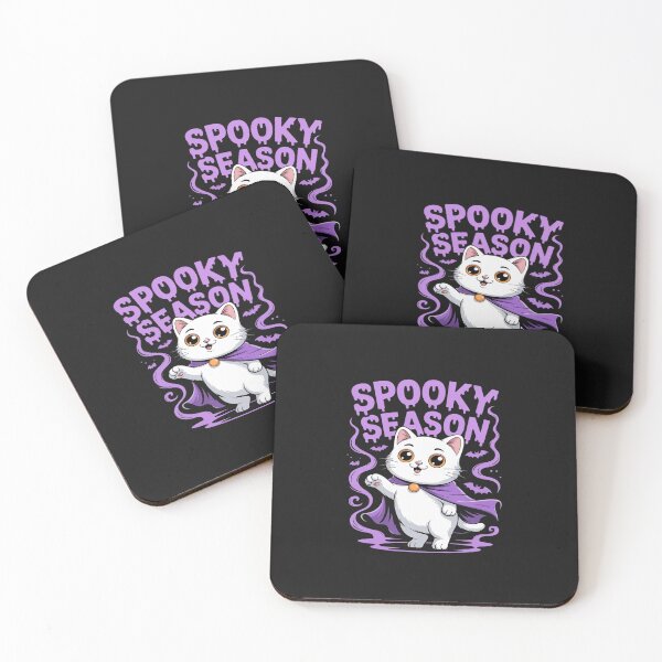 Item preview, Spooky Cat in Ghost Sheet Funny Halloween designed and sold by TAYLOROUSDALE.