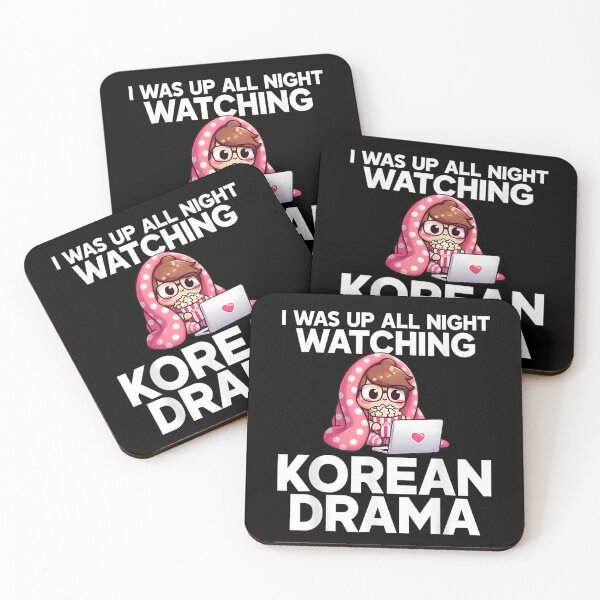 Item preview, I Was Up All Night Watching Korean Drama Cute Cartoon designed and sold by MassonCalepon.