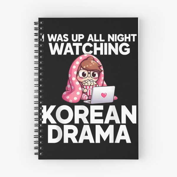 Item preview, I Was Up All Night Watching Korean Drama Cute Cartoon designed and sold by MassonCalepon.