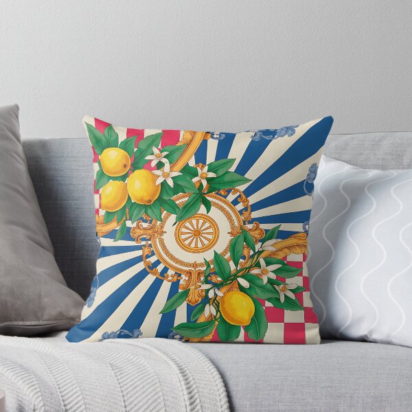 Aperçu de l'œuvre "Citron ensoleillé et élégance baroque : L'art des agrumes vibrant pour la maison et la mode" créée et vendue par CHRONIN.