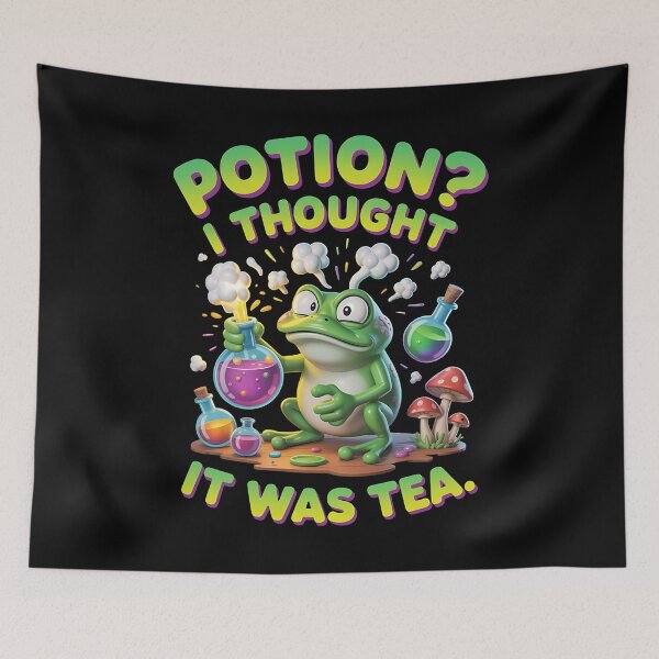 Item preview, Frogcore - frog aesthetic - weird frog - cute frog humor - frogs are friends - surreal frog - absurd humor - random animals - fantasy frog - cute monster - magical frog - frog wizard designed and sold by JansenGS.
