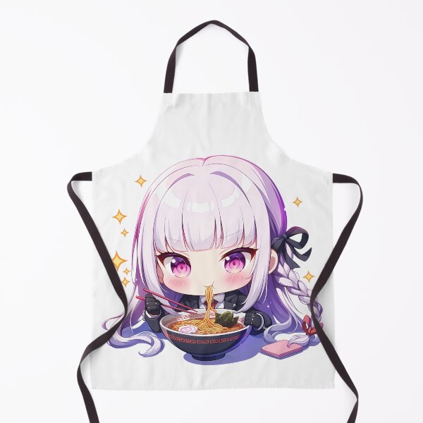 Item preview, Karen Araragi Bakemonogatari Kyoko Kirigiri Danganronpa Kawaii Ramen Chibi Cute Anime Girl designed and sold by Raslbazola.