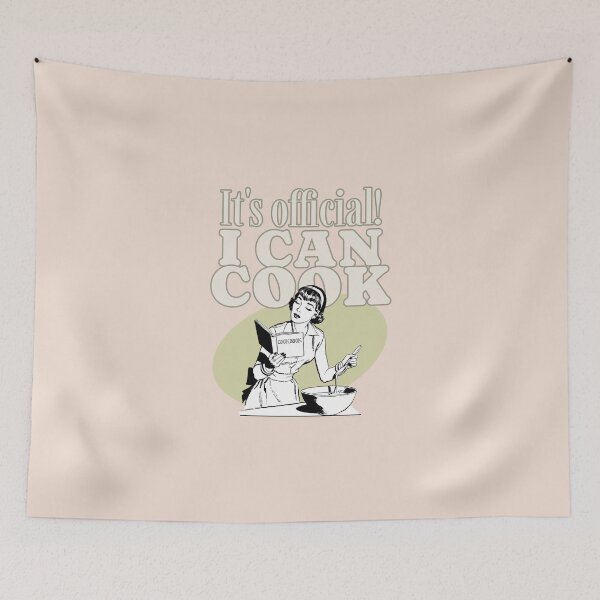 Item preview, IT'S OFFICIAL! I CAN COOK Retro designed and sold by JusTiceT-shirts.