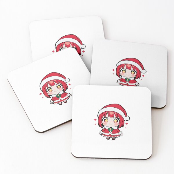 Item preview, Kawaii Christmas Anime Girl Sticker Design designed and sold by Atthapolaudom.