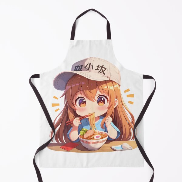 Item preview, Kamisato Ayaka Genshin Impact Platelet Cells At Work Kawaii Ramen Chibi Cute Anime Girl designed and sold by Raslbazola.