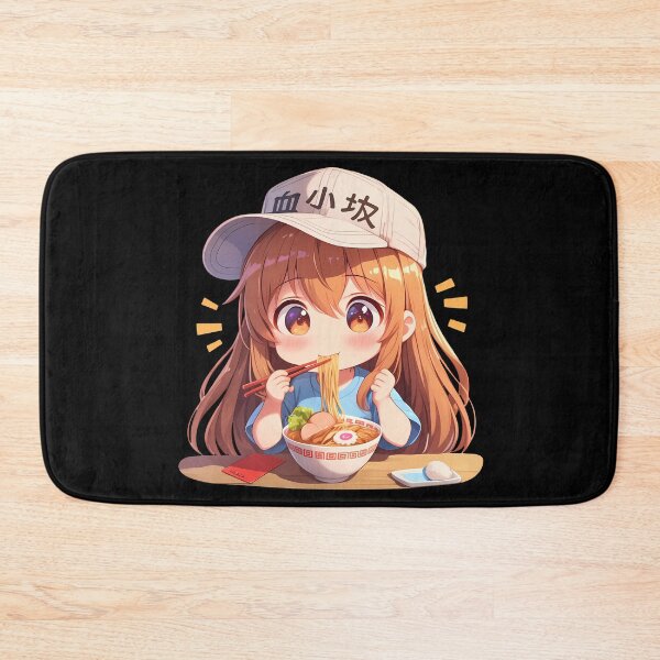 Item preview, Kamisato Ayaka Genshin Impact Platelet Cells At Work Kawaii Ramen Chibi Cute Anime Girl designed and sold by Raslbazola.