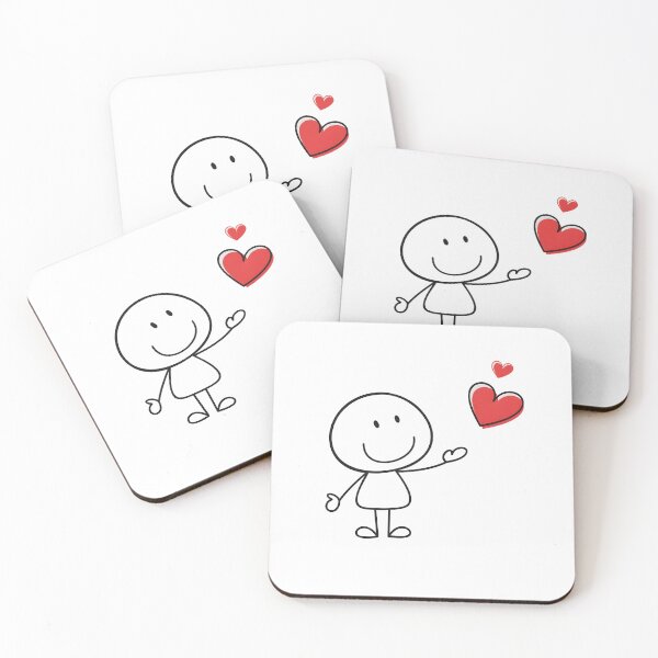 Item preview, Cute Stickman Love designed and sold by Kharlamovaarina.