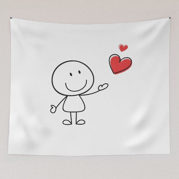 Item preview, Cute Stickman Love designed and sold by Kharlamovaarina.