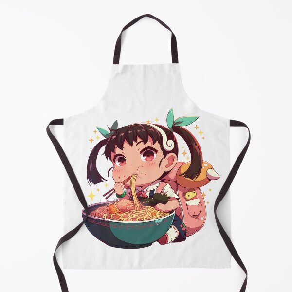 Item preview, Mayoi Hachikuji Bakemonogatari Kawaii Ramen Chibi Cute Anime Girl designed and sold by Raslbazola.