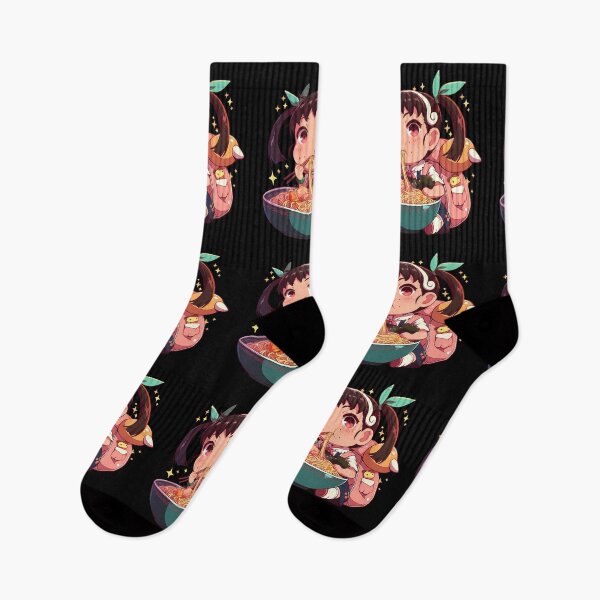 Item preview, Mayoi Hachikuji Bakemonogatari Kawaii Ramen Chibi Cute Anime Girl designed and sold by Raslbazola.