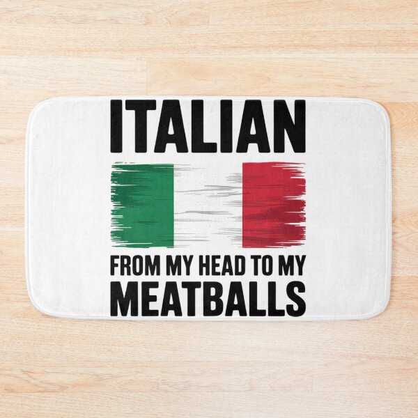 Item preview, Funny Italian From My Head To My Meatballs Humor Joke  designed and sold by NailMolisa.