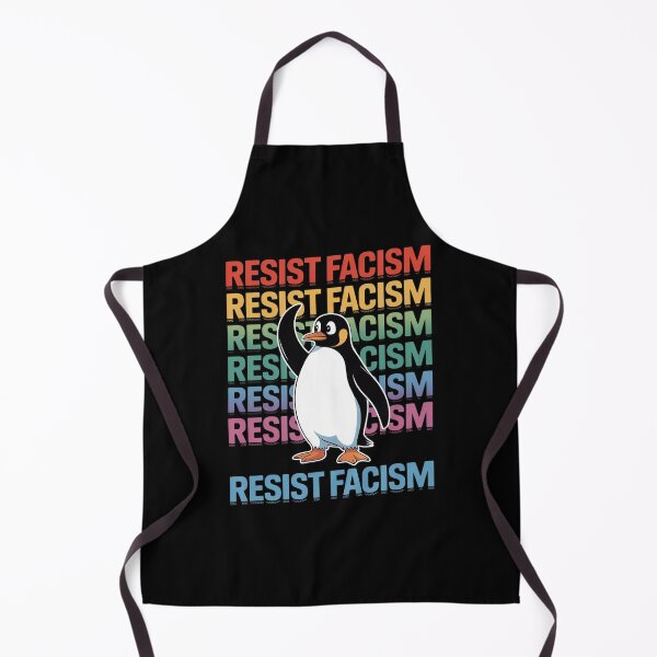Item preview, Resist Facism Penguin Protest Message designed and sold by Shannon Bosley.