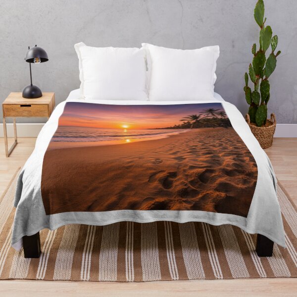 Item preview, Tropical Sunset palm Beach Paradise designed and sold by Fateh-Kro ⭐⭐⭐⭐⭐.