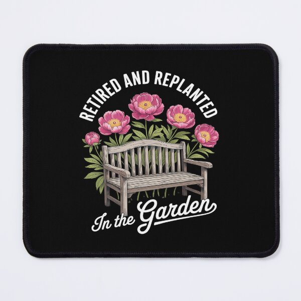 Item preview, Retired and Replanted Garden Bench Floral Nature Lover designed and sold by Shannon Bosley.