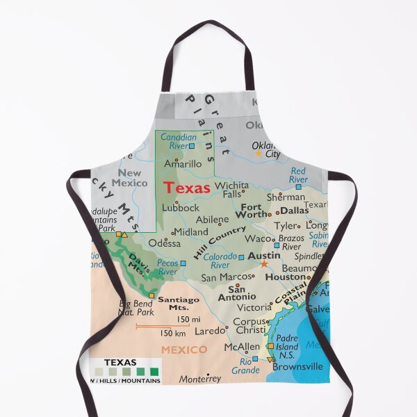 Item preview, Texas Map for Wall Decor and Education designed and sold by WorldAtlas.com.