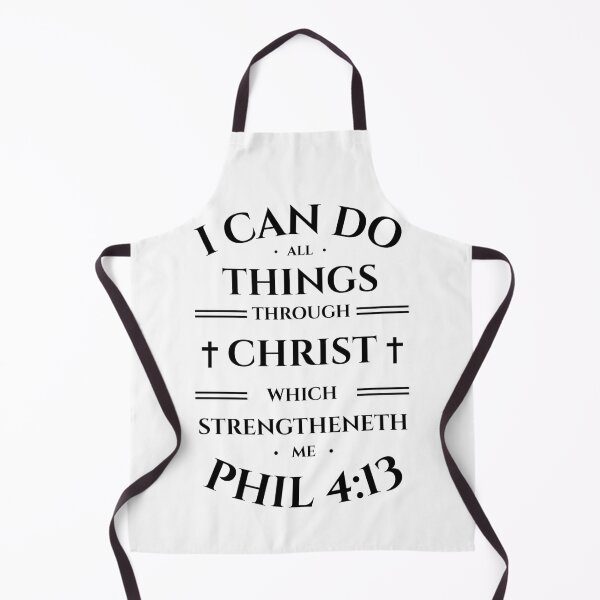 Item preview, Philippians 4:13 Christian Bible Faith Verse Typography (KJV) designed and sold by Clothed in Scripture.