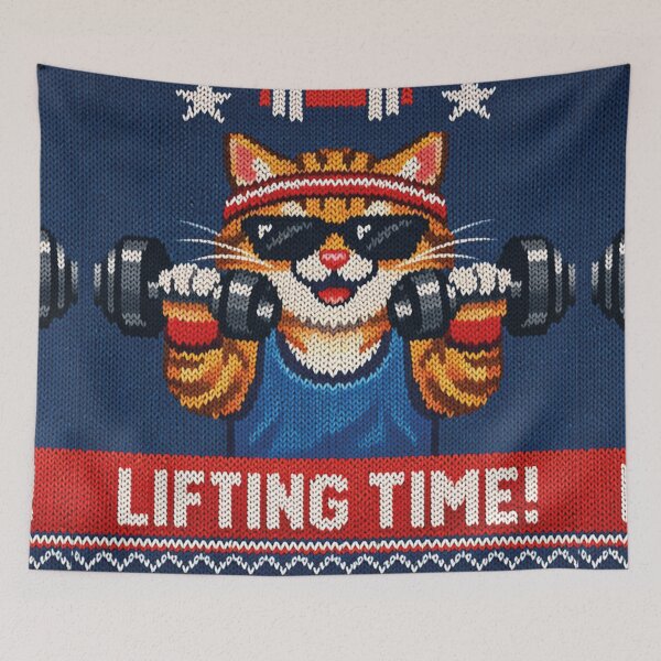 Item preview, Weightlifting, cool cat designed and sold by Mauswohn.
