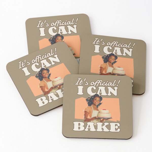 Item preview, IT'S OFFICIAL! I CAN BAKE Cake designed and sold by JusTiceT-shirts.
