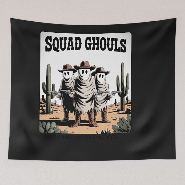 Item preview, Squad Ghouls  Western Halloween Ghost designed and sold by VladimiaPutin.