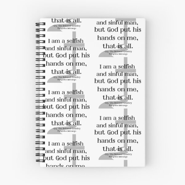 Item preview, Selfish & Sinful Man - Cry, Beloved Country designed and sold by stella literarium.