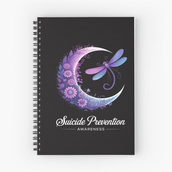 Item preview, Suicide Depression Moon Dragonfly Prevention Awareness designed and sold by VladimiaPutin.
