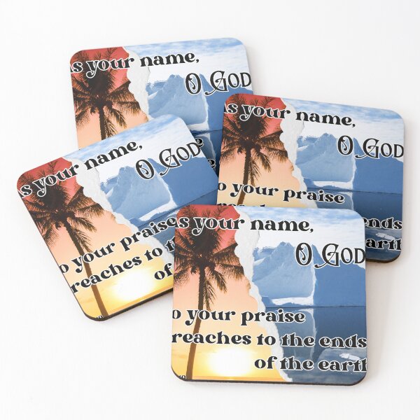 Item preview, Ps 48:10 name & praise reach to the ends of the earth designed and sold by stella literarium.