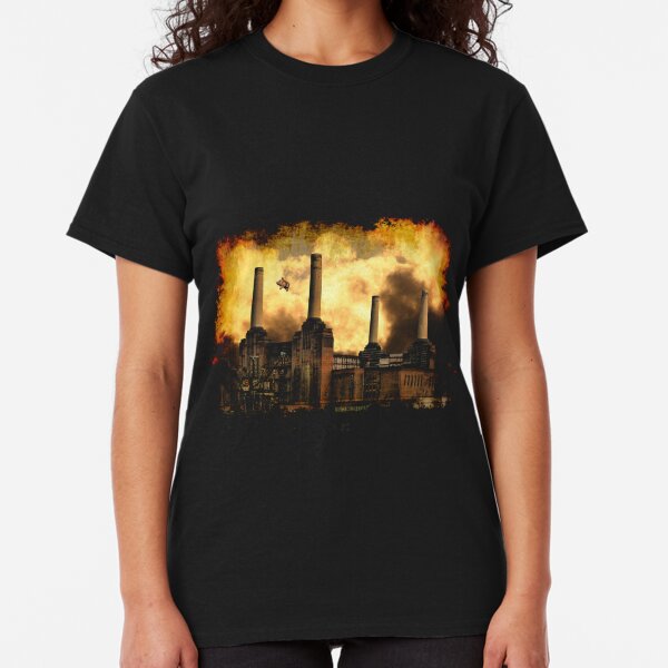 Schweine auf dem Flügel Classic T-Shirt