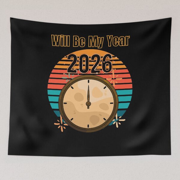 Item preview, 2026 Will Be My Year Illustration designed and sold by StaticMood.