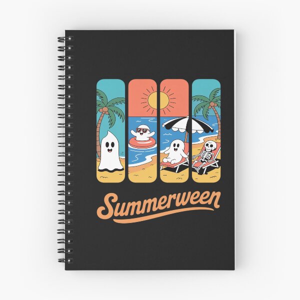 Item preview, Summerween Skeleton Ghost Beach Party Halloween Vibes designed and sold by VladimiaPutin.