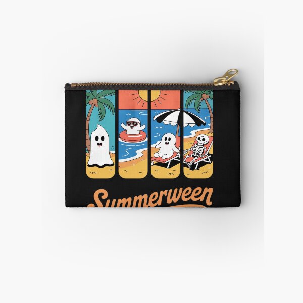 Item preview, Summerween Skeleton Ghost Beach Party Halloween Vibes designed and sold by VladimiaPutin.
