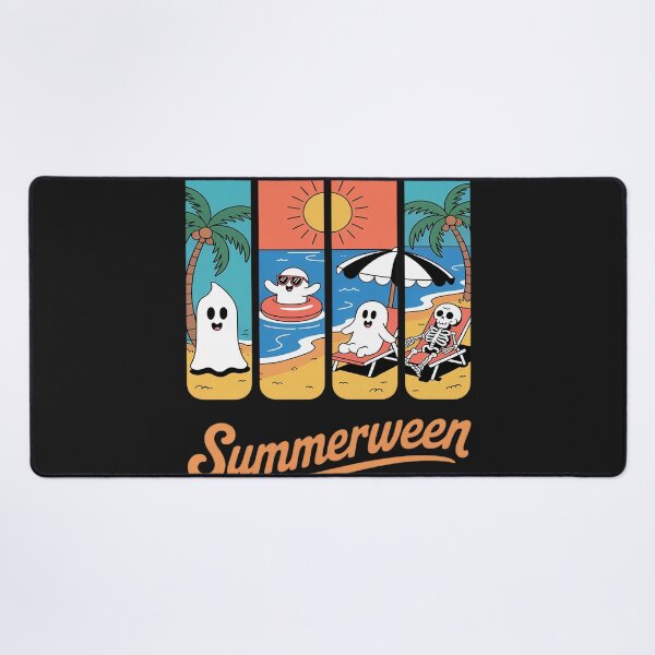 Item preview, Summerween Skeleton Ghost Beach Party Halloween Vibes designed and sold by VladimiaPutin.