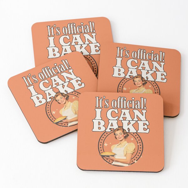 Item preview, IT'S OFFICIAL! I CAN BAKE Cute designed and sold by JusTiceT-shirts.