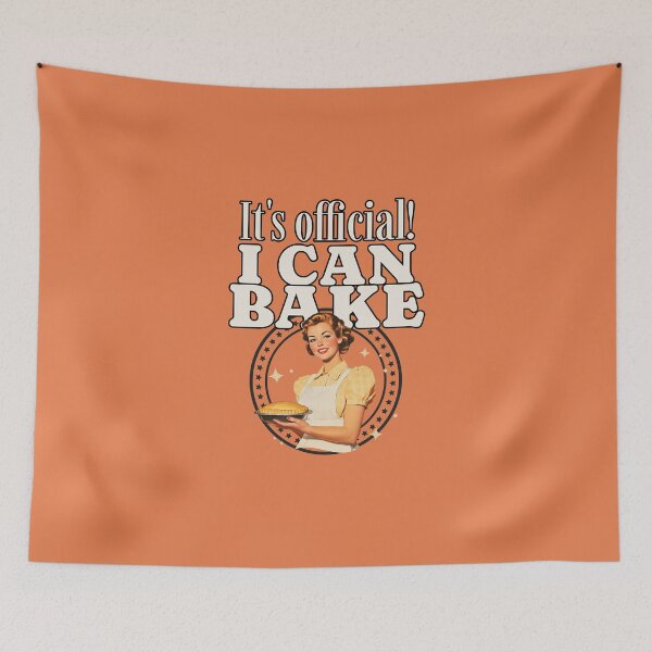 Item preview, IT'S OFFICIAL! I CAN BAKE Cute designed and sold by JusTiceT-shirts.