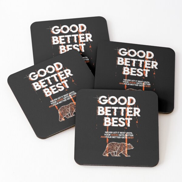 Item preview, Good Better Best Funny Chicago Bears Sports designed and sold by HenrieHard.