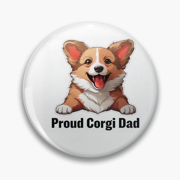 Item preview, Proud Corgi Dad – Funny Dog Dad Design designed and sold by GoxyVision.