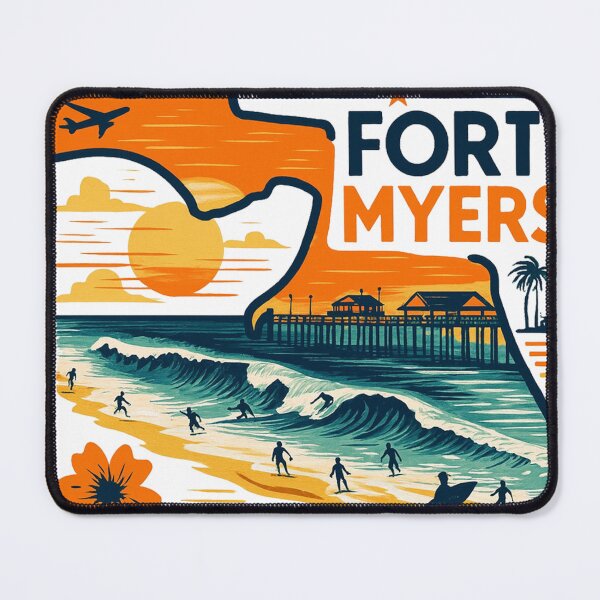 Item preview, Fort Myers Beach - Travel Art designed and sold by devonclemon.