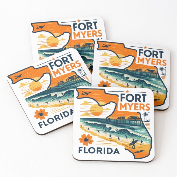 Item preview, Fort Myers Beach - Travel Art designed and sold by devonclemon.