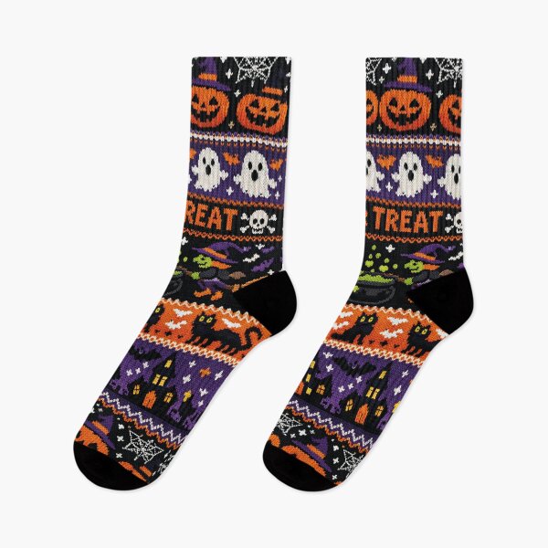 Item preview, spooky Halloween knitting pattern designed and sold by Mauswohn.