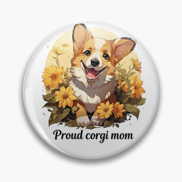 Artikelvorschau, Stolze Corgi-Mama – Niedliches Hundemama-Design entworfen und verkauft von GoxyVision.