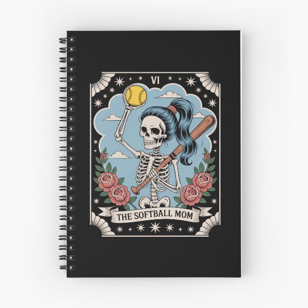 Item preview, Softball Mom Tarot Card Skeleton Softball Mothers Day designed and sold by gourpmerzihd.