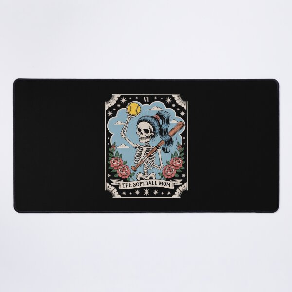 Item preview, Softball Mom Tarot Card Skeleton Softball Mothers Day designed and sold by gourpmerzihd.