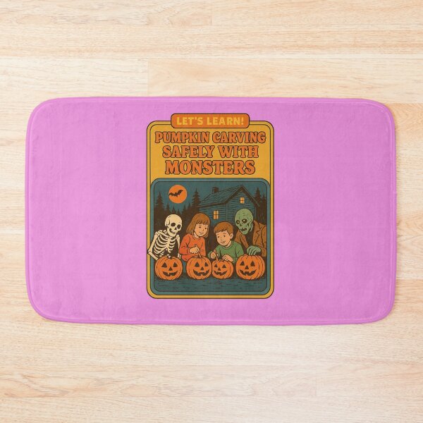Item preview, Pumpkin Carving Safely With Monsters #2  designed and sold by Rare Plus Apparel!.