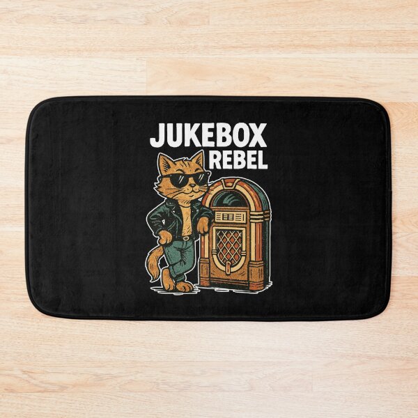 Item preview, Rockabilly Jukebox Cool Cat Rebel Retro Gift designed and sold by Pineapple-Tree.