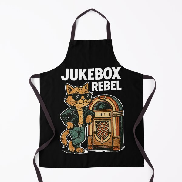 Item preview, Rockabilly Jukebox Cool Cat Rebel Retro Gift designed and sold by Pineapple-Tree.