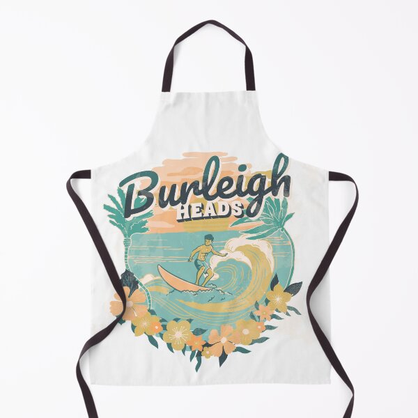 Item preview, Burleigh Heads Gold Coast – Tropical Surf T-Shirt Design designed and sold by Beerbony.